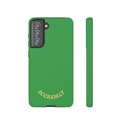 SOLID Green Grin Tough Case for Samsung