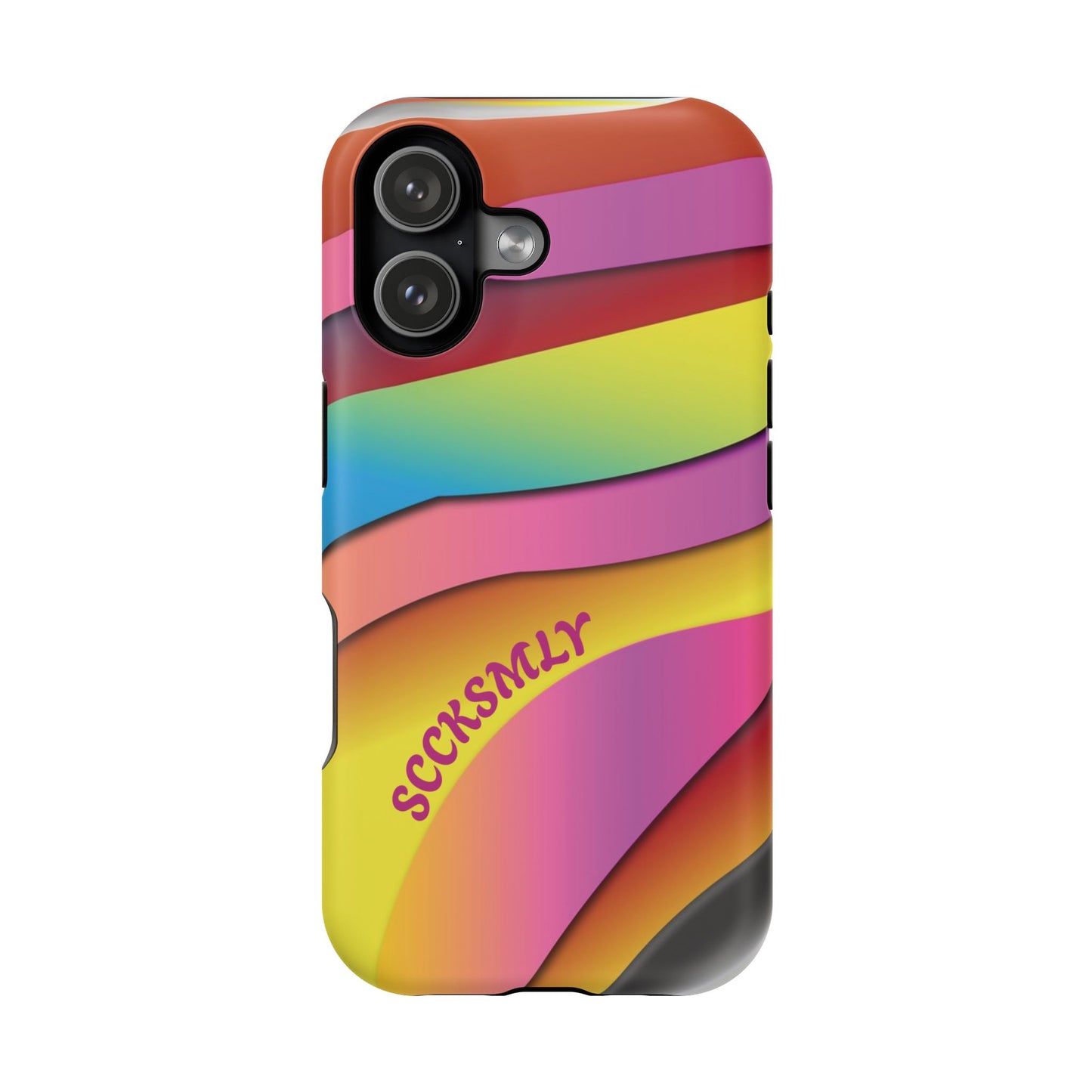 Modern Retro Rainbow Phone Case for Apple