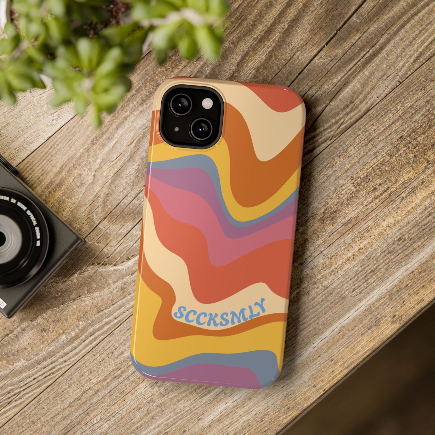 Warm Retro Phone Case for Apple