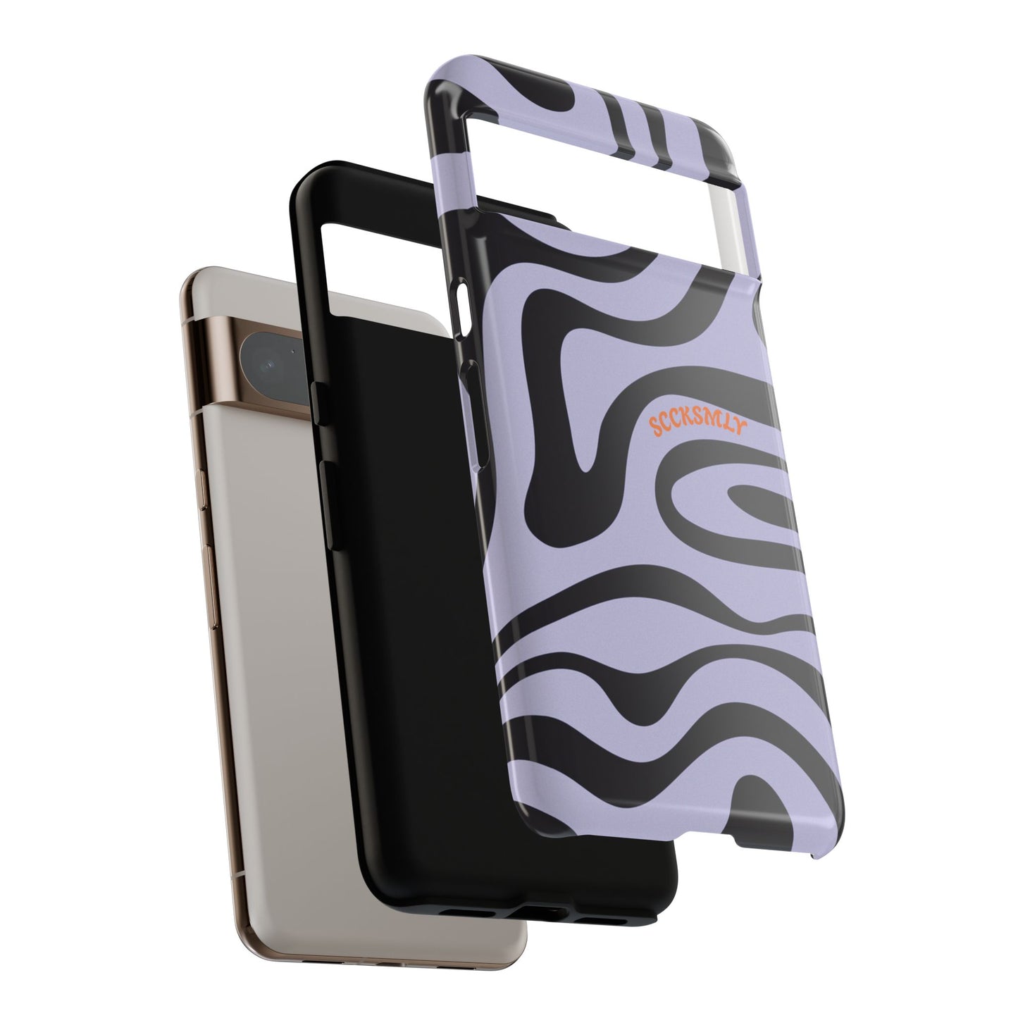 Purple Swirl Phone Case for Google Pixel