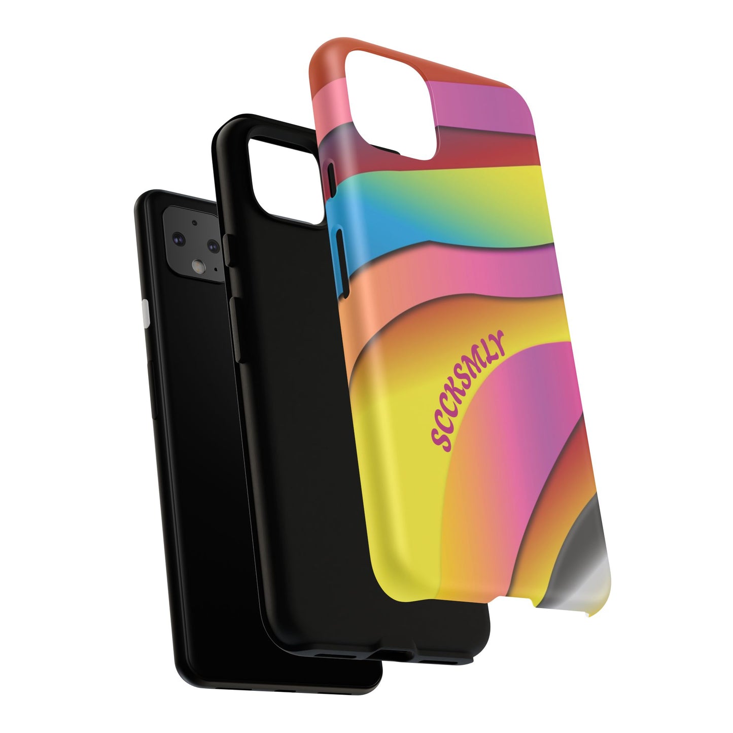 Modern Retro Rainbow Phone Case for Google Pixel