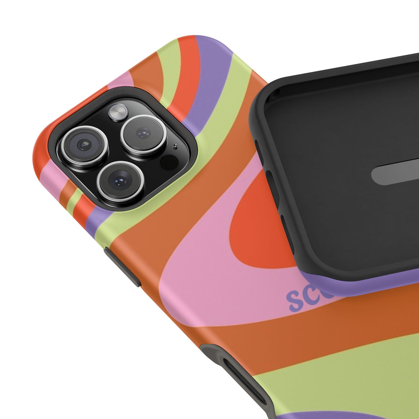 Curvy Swirl Phone Case for Apple
