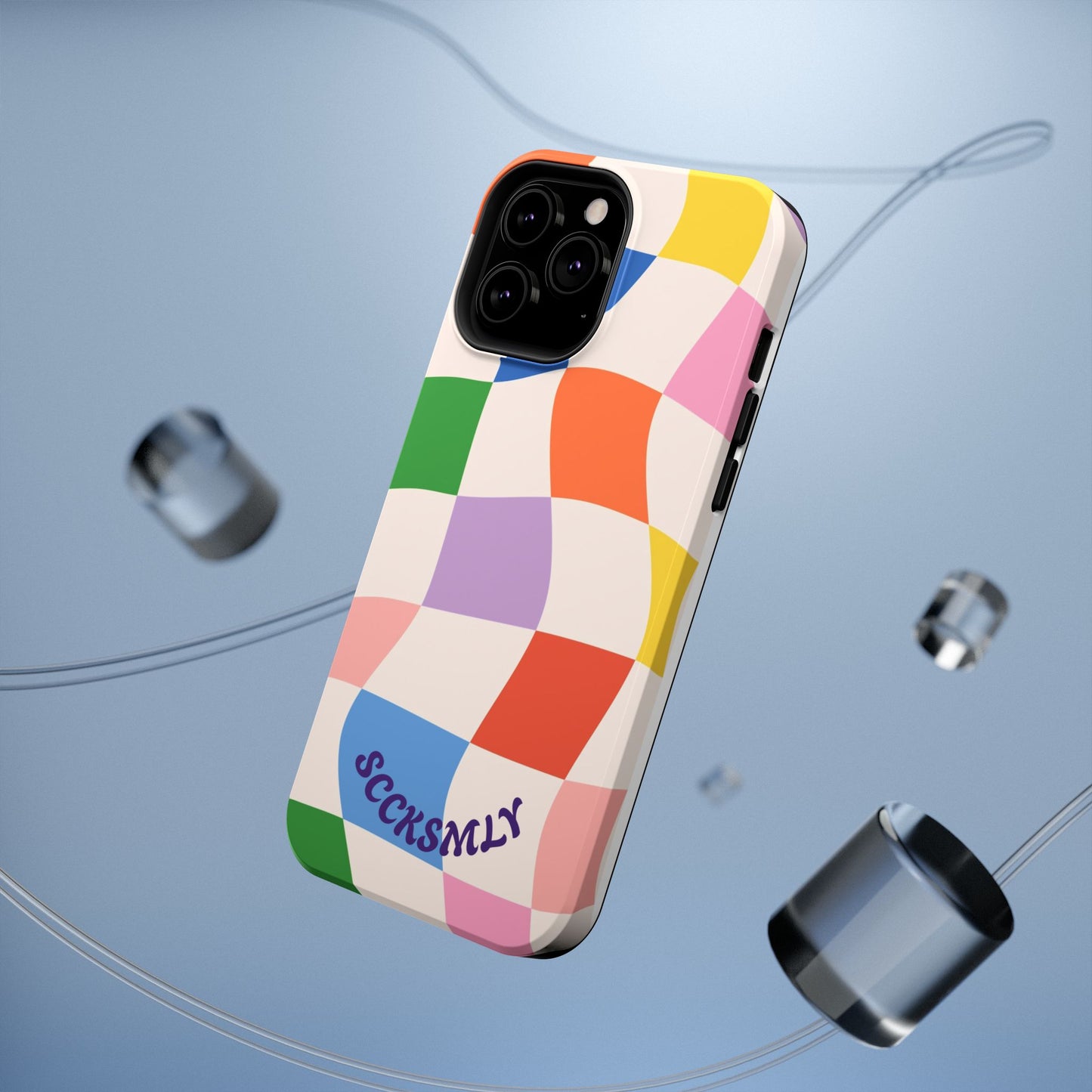 Checker Flicker Phone Case "IOS or Apple"