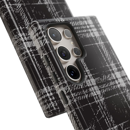 Smoky Grungy Plaid Phone Case for Samsung