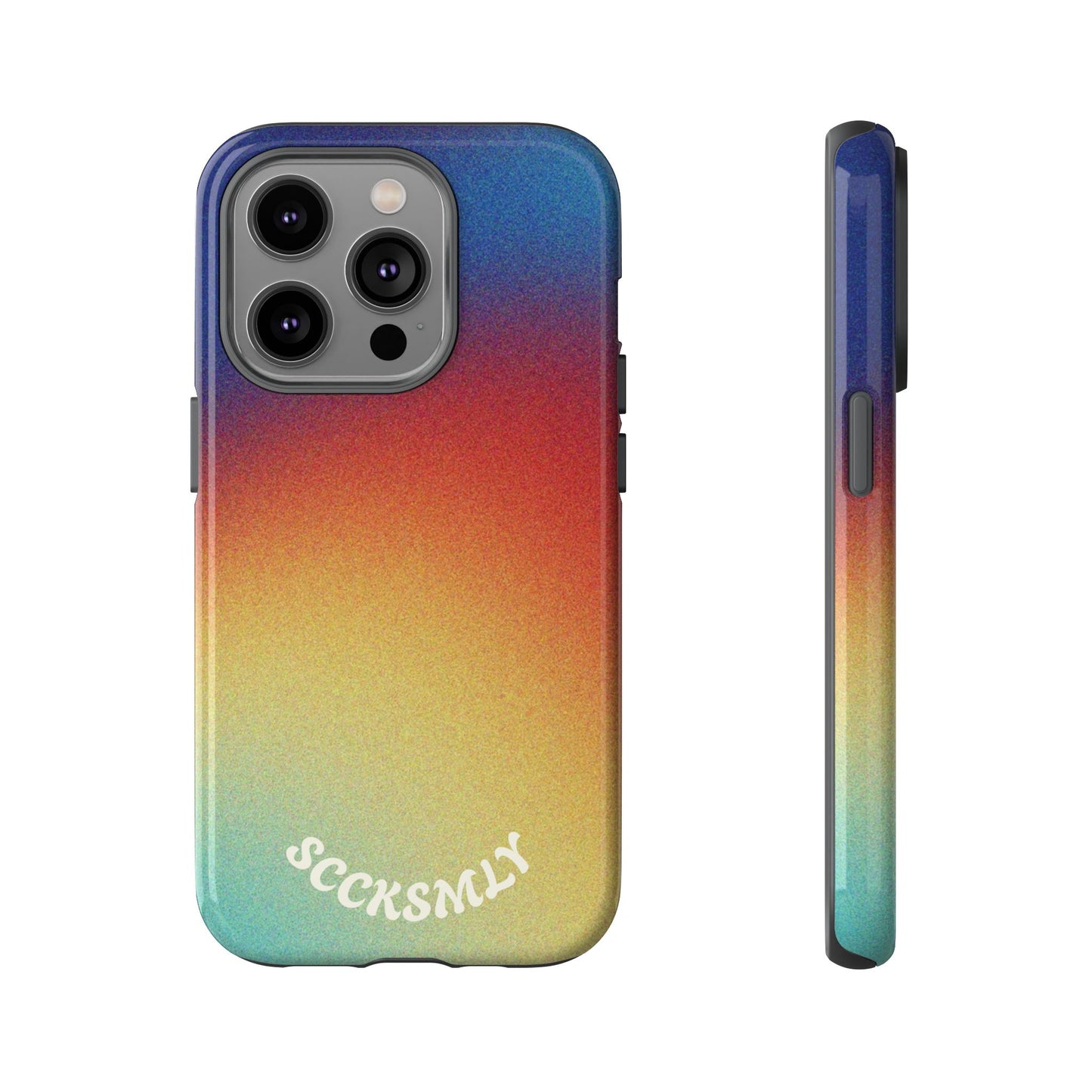 Faded Sunset Aura Tough Phone Case for Apple