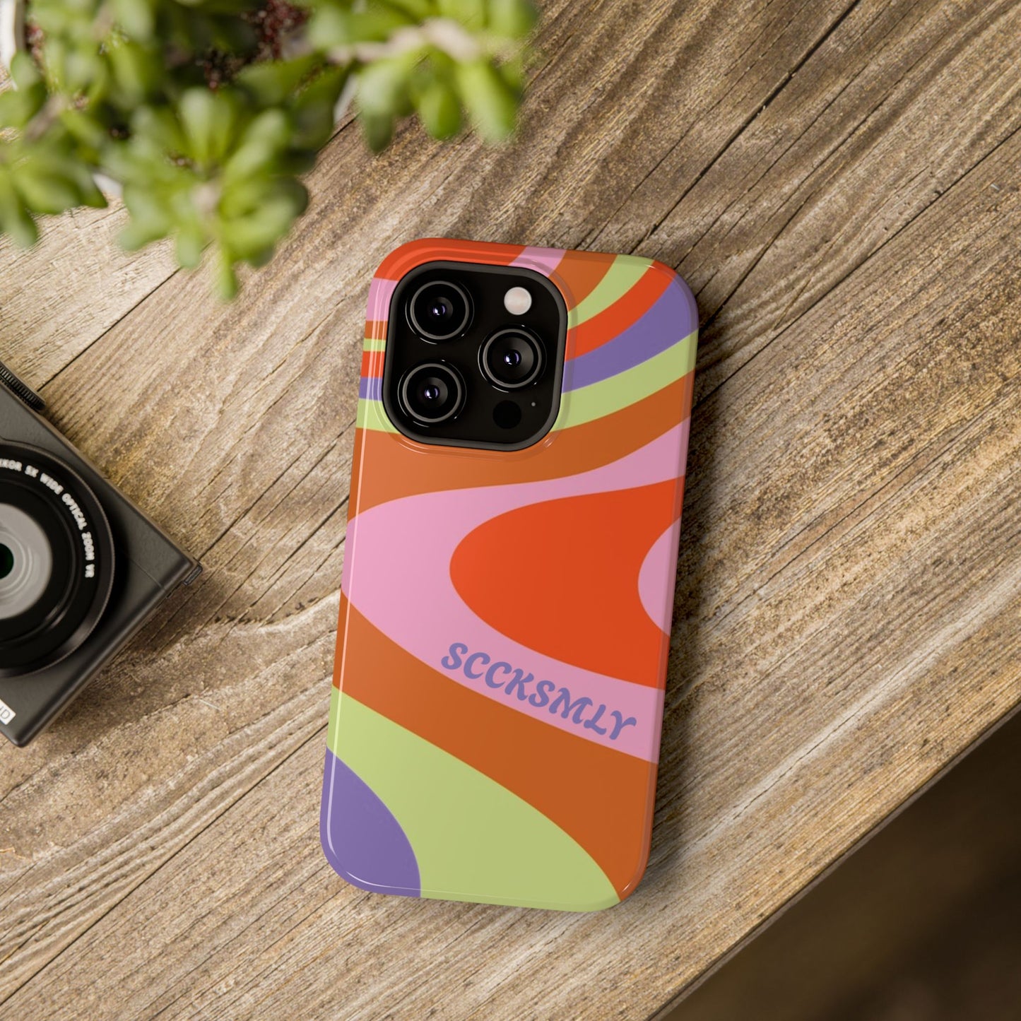 Curvy Swirl Phone Case for Apple