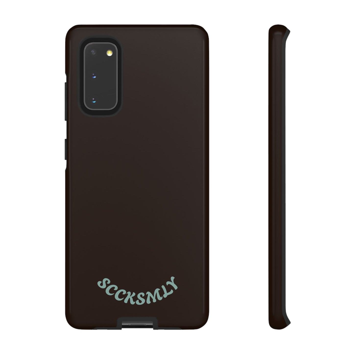 SOLID Espresso Mint Tough Phone Case for Samsung