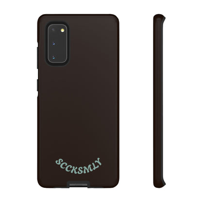 SOLID Espresso Mint Tough Phone Case for Samsung