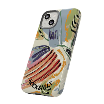 Botanical Strokes Palette Tough Phone Case for Apple