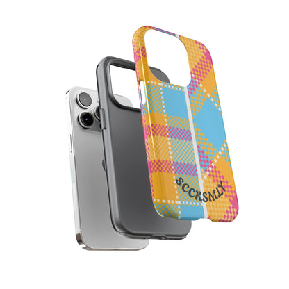 Pattern Punch Phone Case for Apple