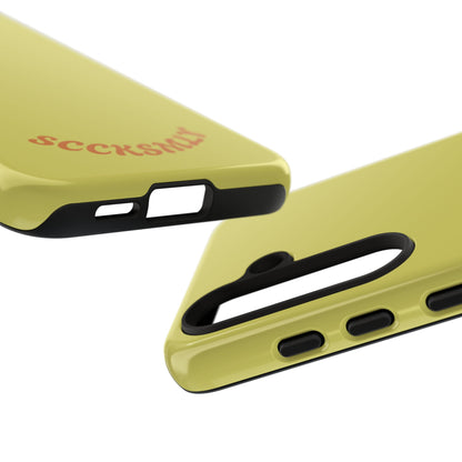 SOLID Lemon Dijon Glaze Tough Case for Samsung