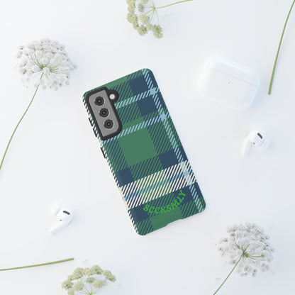 Earth and Sky Plaid Tough Phone Case for Samsung