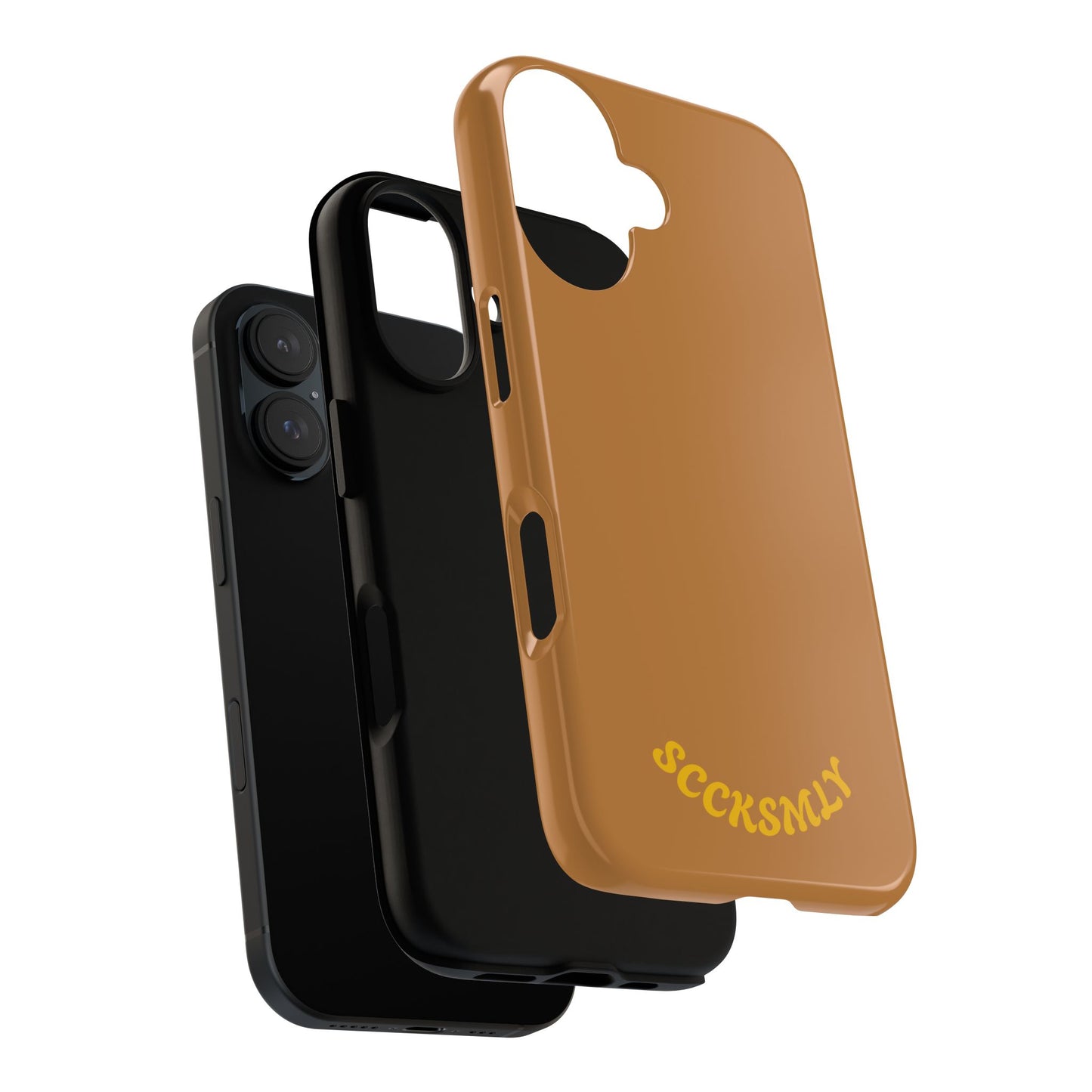 SOLID Spiced Caramel Tough Case for Apple