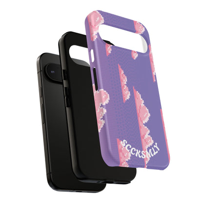 Purple Cotton Candy Sky Tough Phone Case for Google Pixel