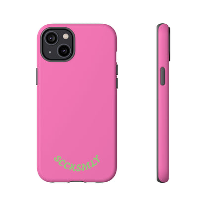 SOLID Sweet Static Pink Tough Case for Apple
