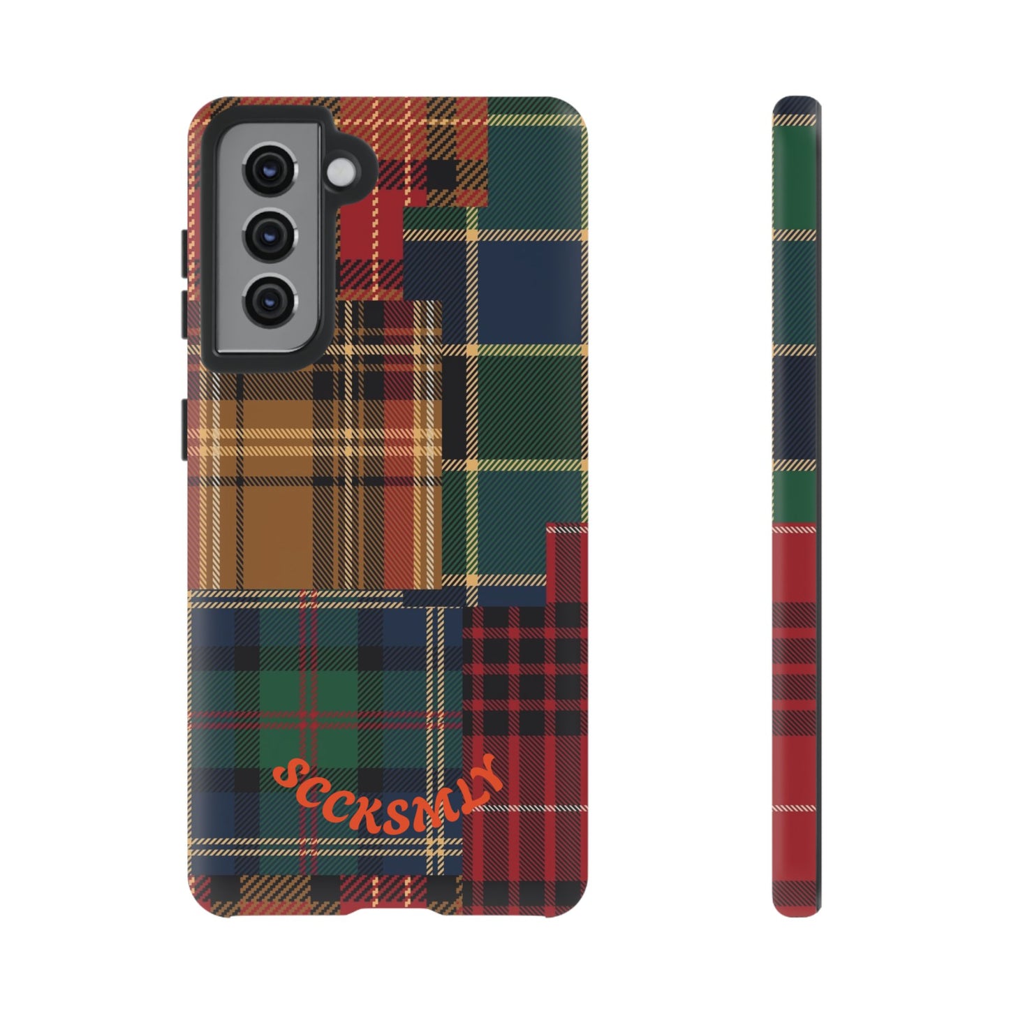 Heritage Hues Patchwork Tough Phone Case for Samsung