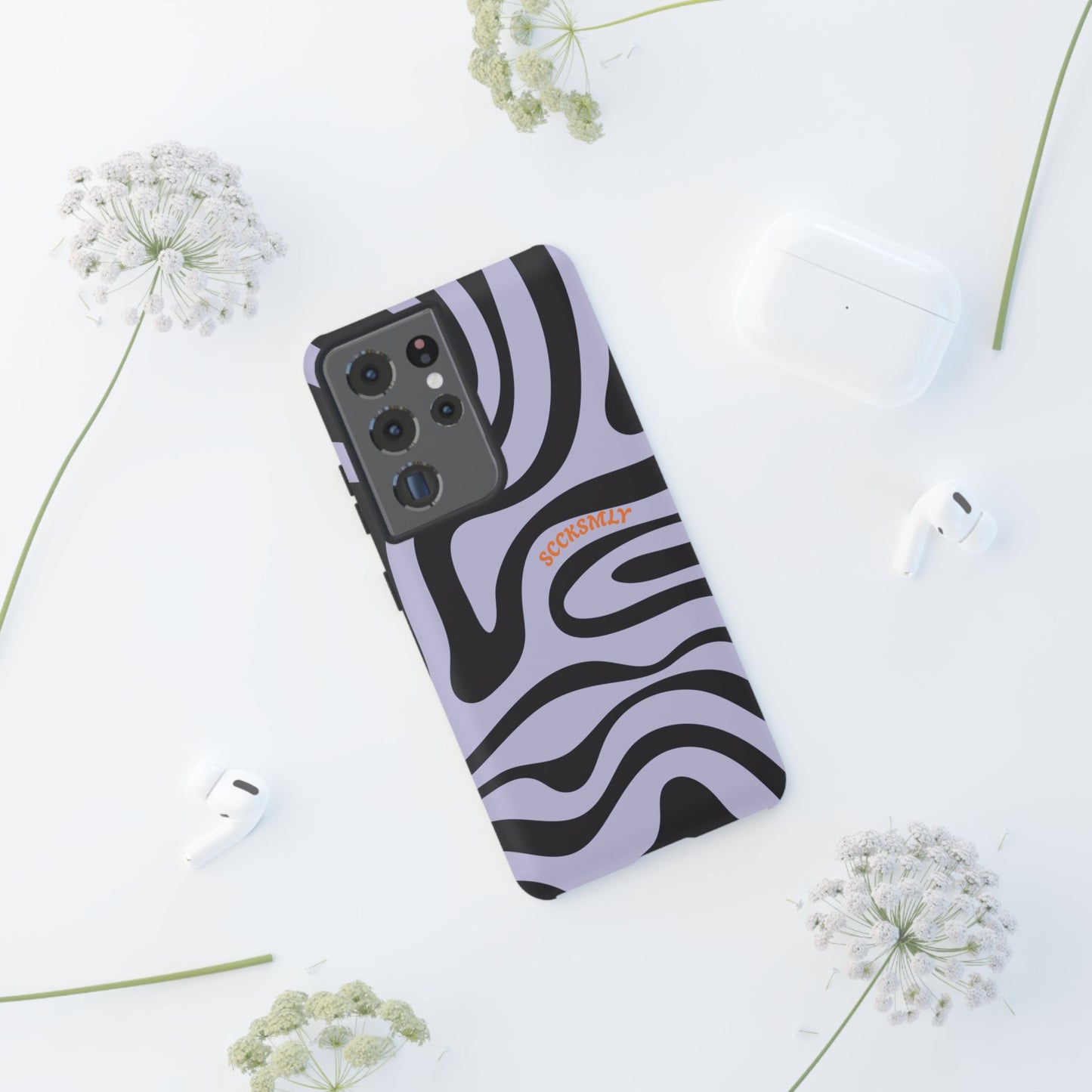 Purple Swirl Phone Case for Samsung