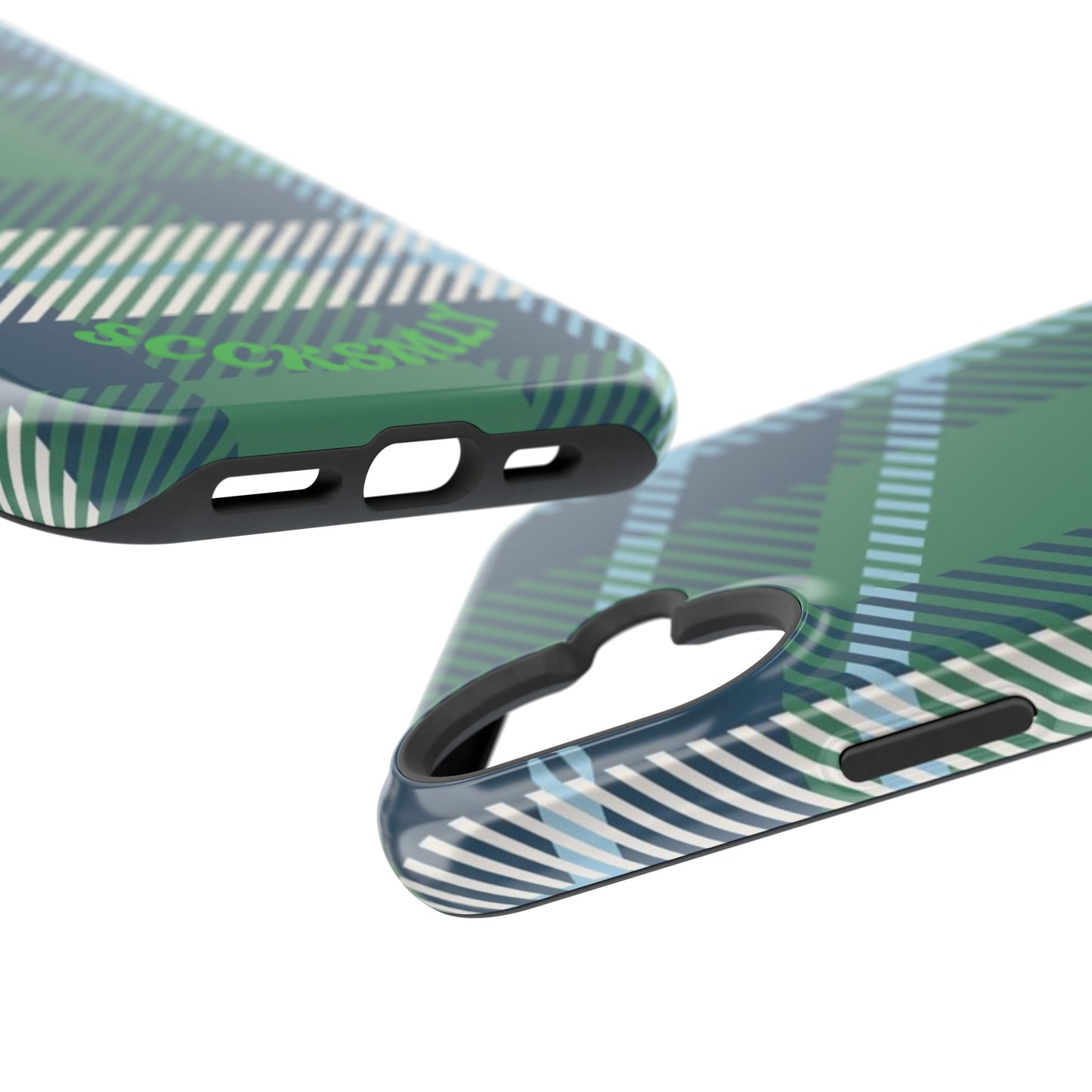 Earth and Sky Plaid Phone Case for Apple