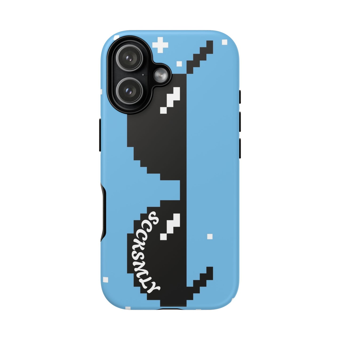 Pixel Glass Tough Phone Case for Apple