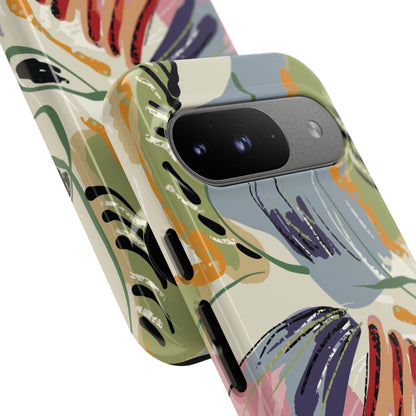 Botanical Strokes Palette Tough Phone Case for Google Pixel