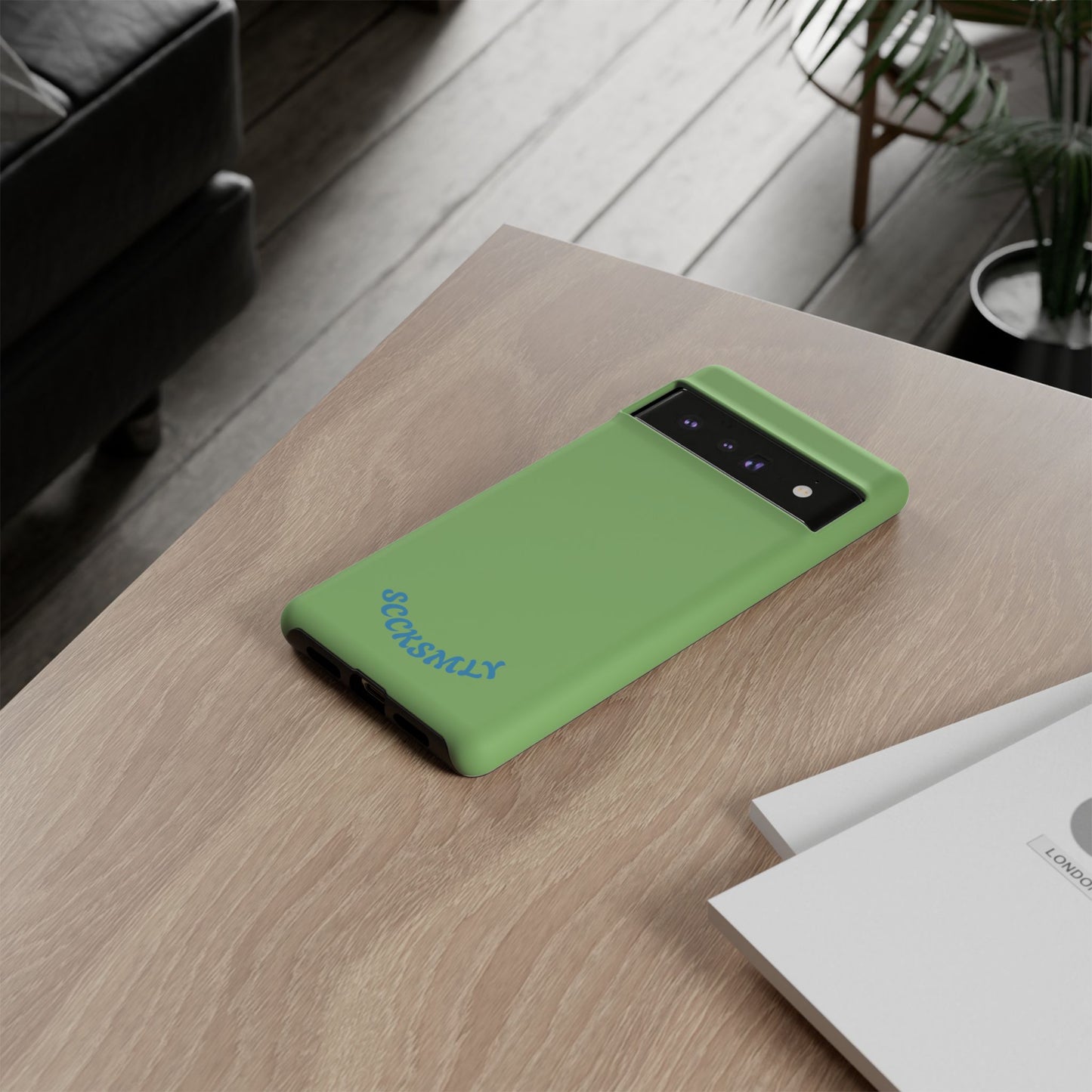 SOLID Sour Lime Tough Case for Google Pixel