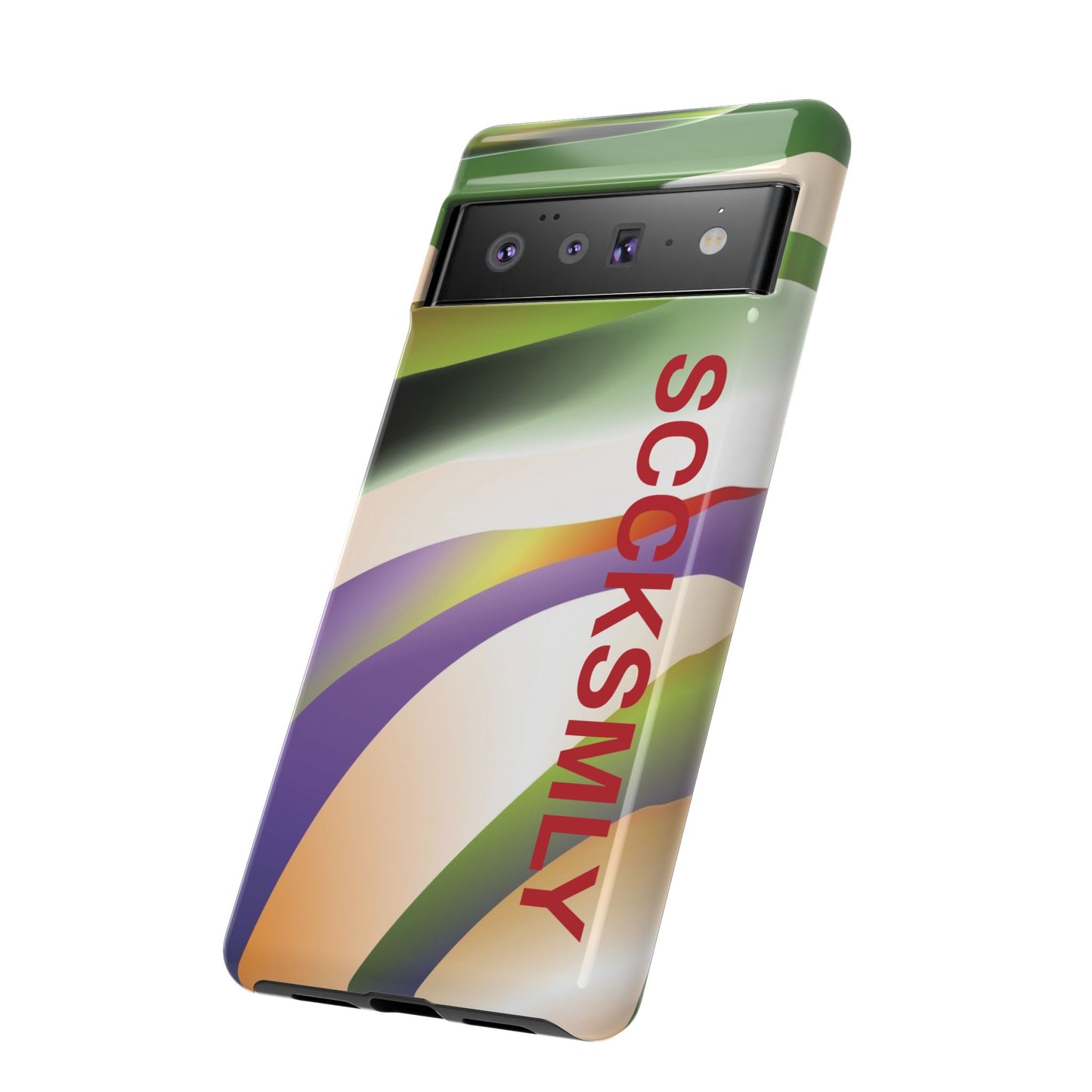 Green Waves Phone Case for Google Pixel