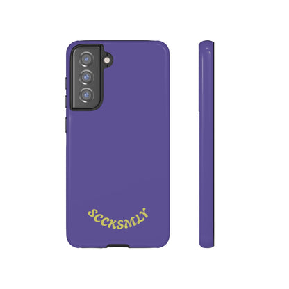 SOLID Dreamy Dusk Purple Tough Case for Samsung