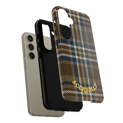 Earth and Sky Plaid Phone Case for Samsung