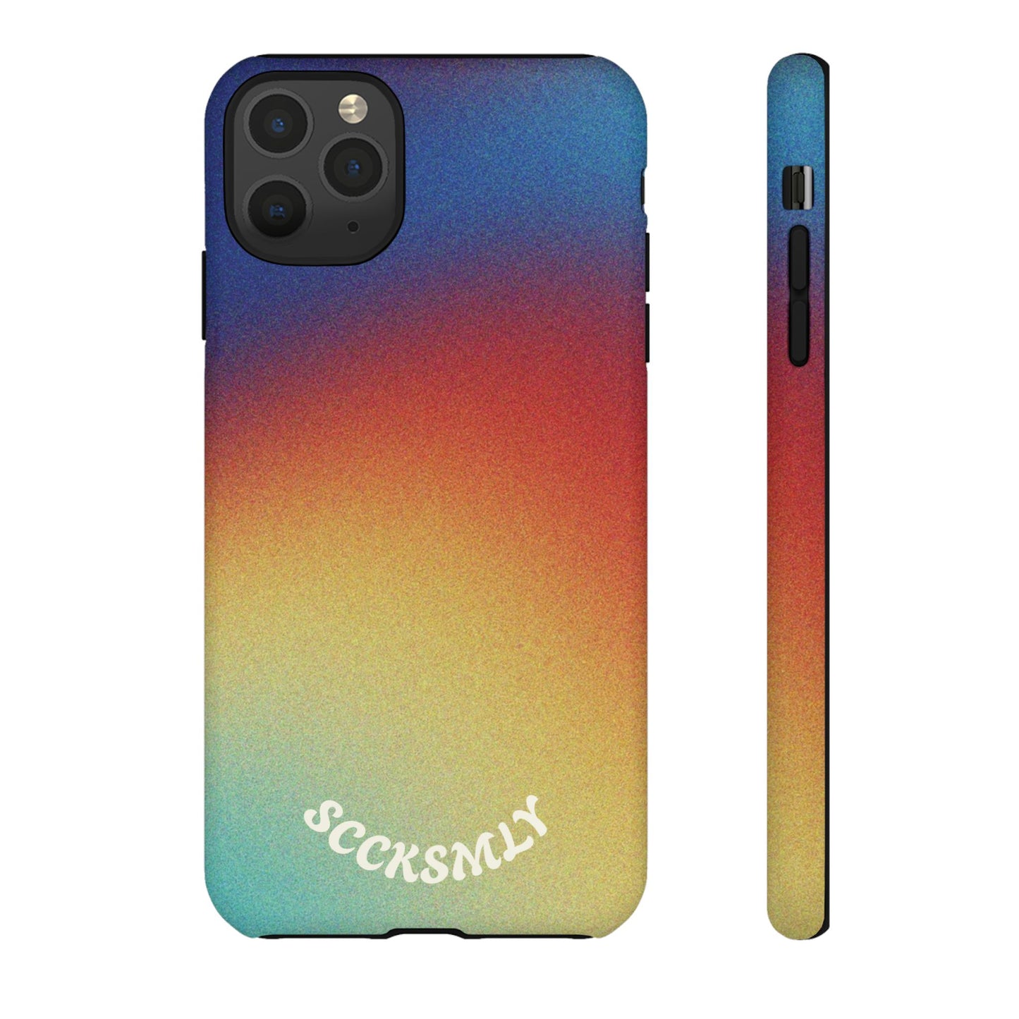 Faded Sunset Aura Tough Phone Case for Apple
