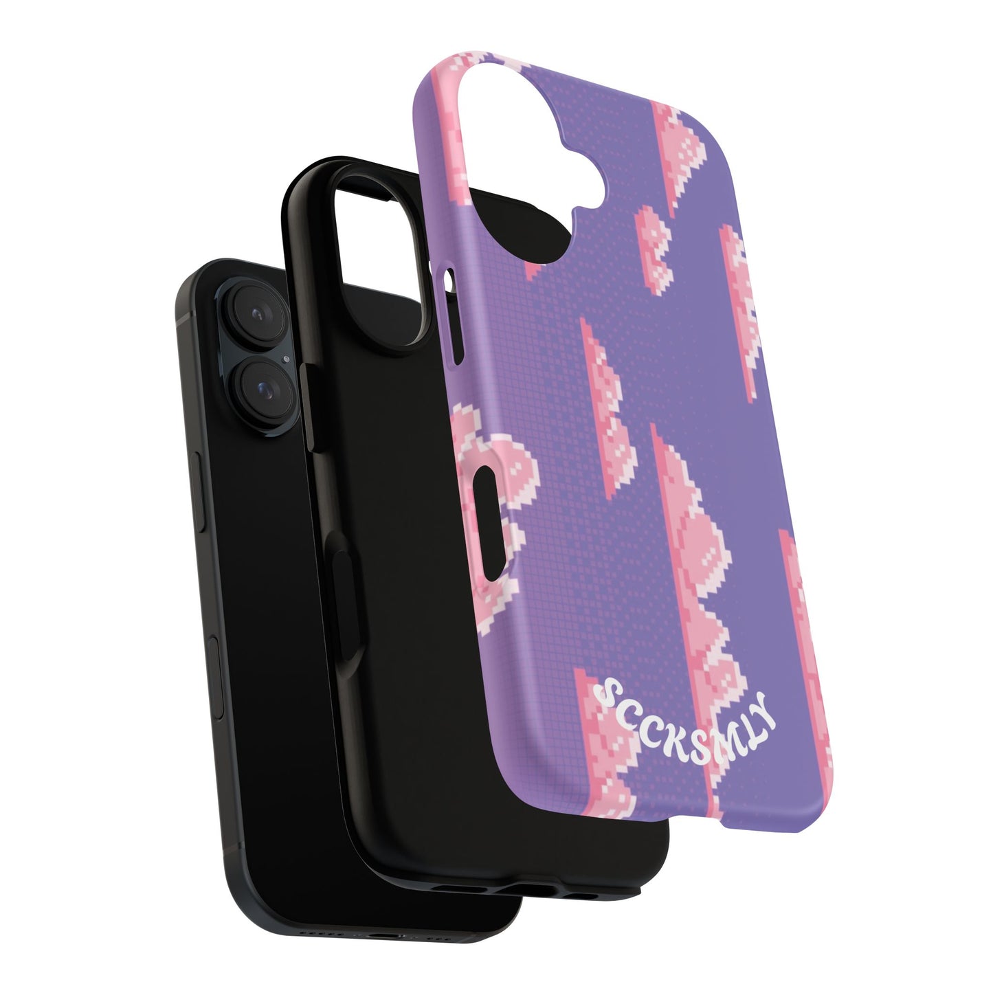 Purple Cotton Candy Sky Tough Phone Case for Apple