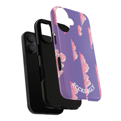 Purple Cotton Candy Sky Tough Phone Case for Apple
