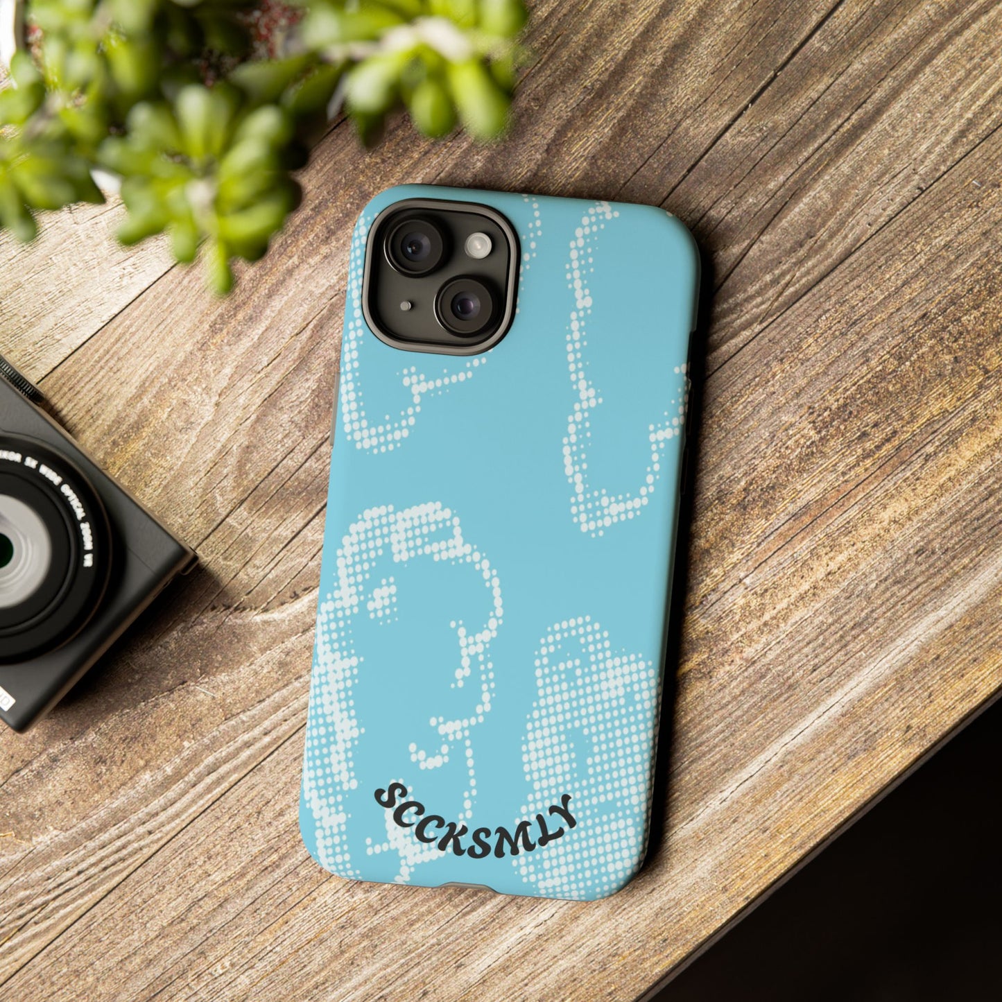 Comic Dot Sky Tough Phone Case for Apple