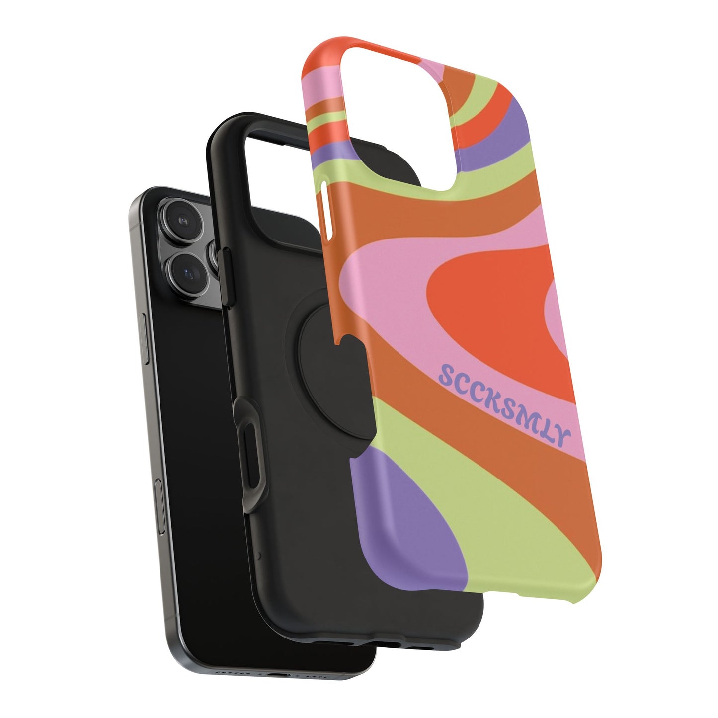 Curvy Swirl Phone Case for Apple