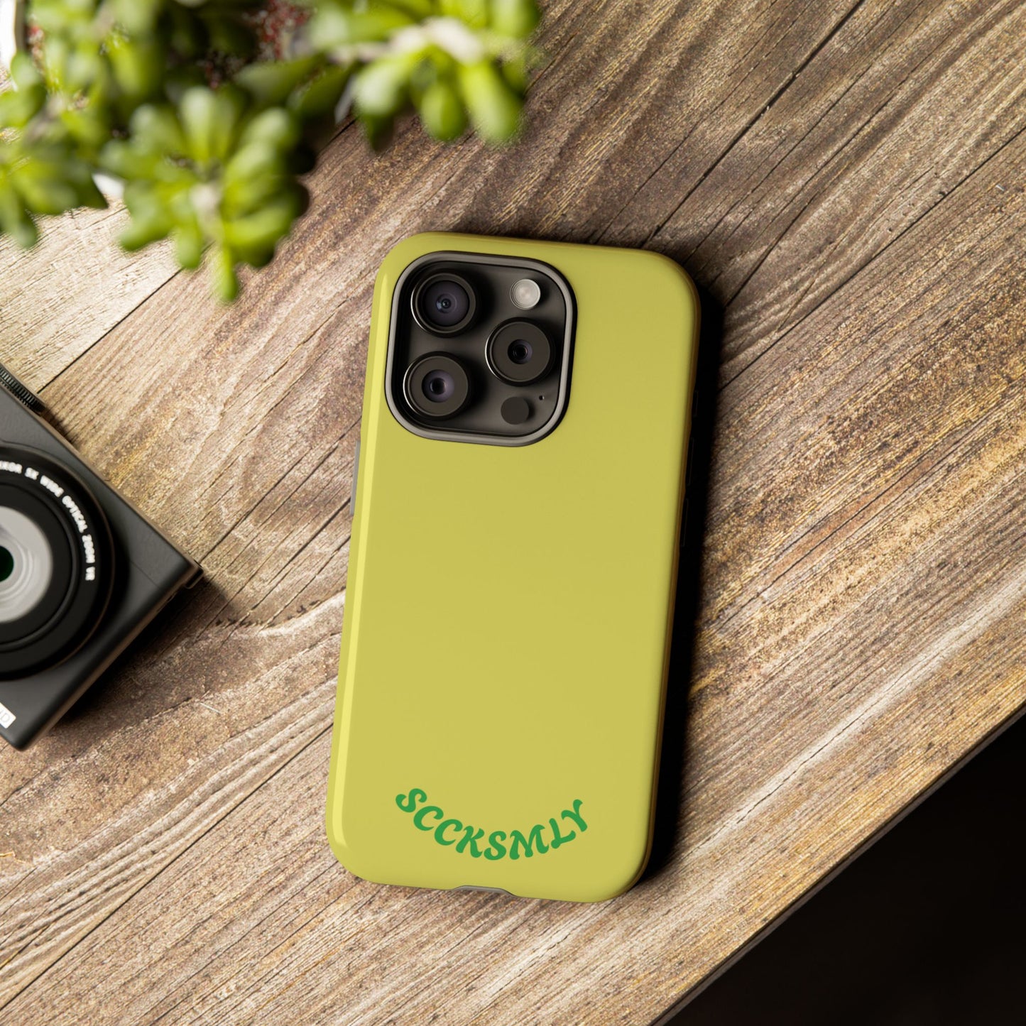SOLID Lemon Pop Tough Case for Apple