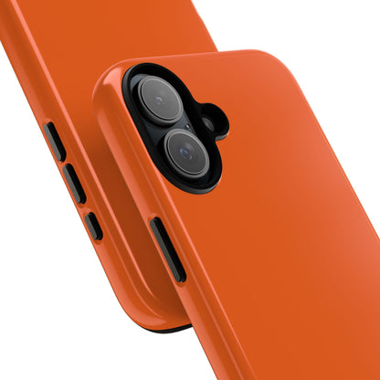 SOLID Tangerine Tough Case for Apple