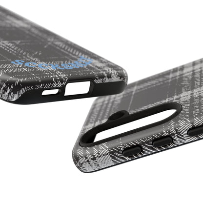 Smoky Grungy Plaid Phone Case for Samsung