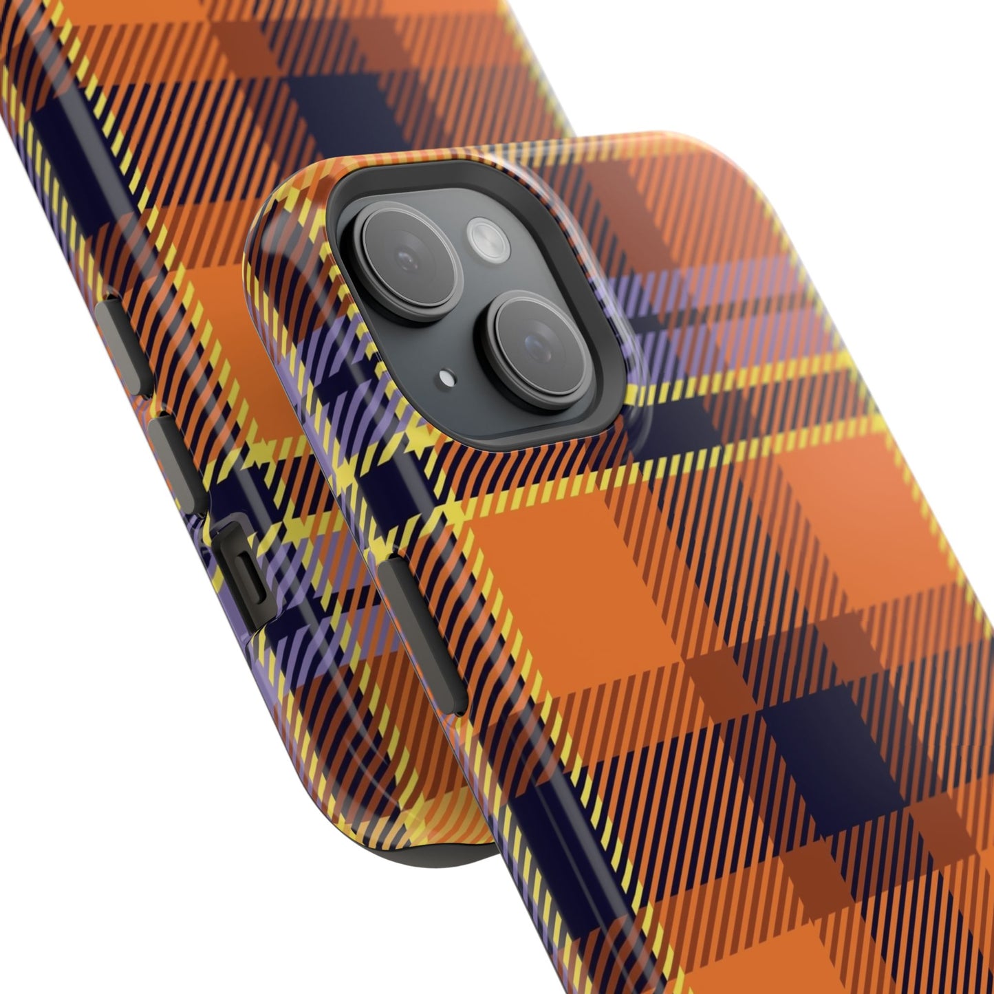 Orange Sickle Plaid  Phone Case for Apple