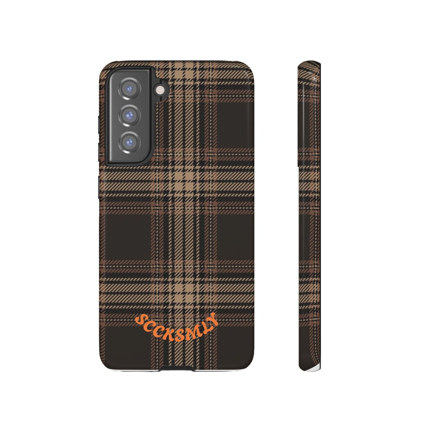 Brown Bread Plaid Tough Phone Case Samsung