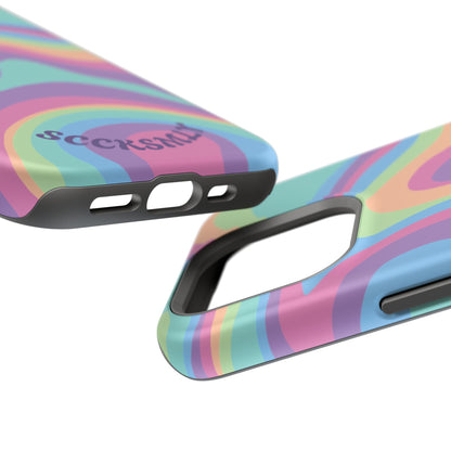Pastel Swirl Phone Case for Apple