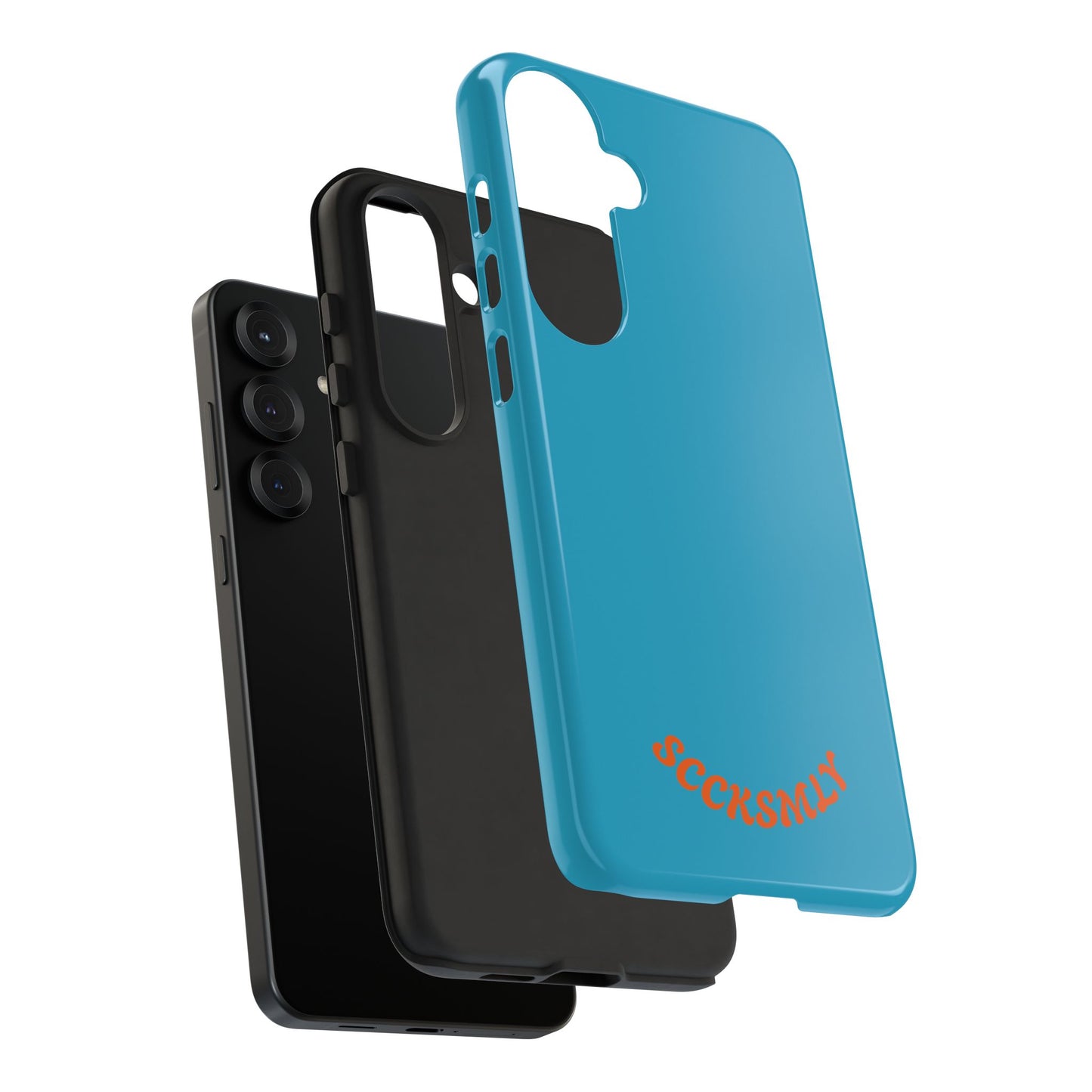 SOLID Blue Spook Tough Case for Samsung