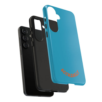 SOLID Blue Spook Tough Case for Samsung