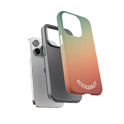 Warm Ombré Tough Phone Case for Apple
