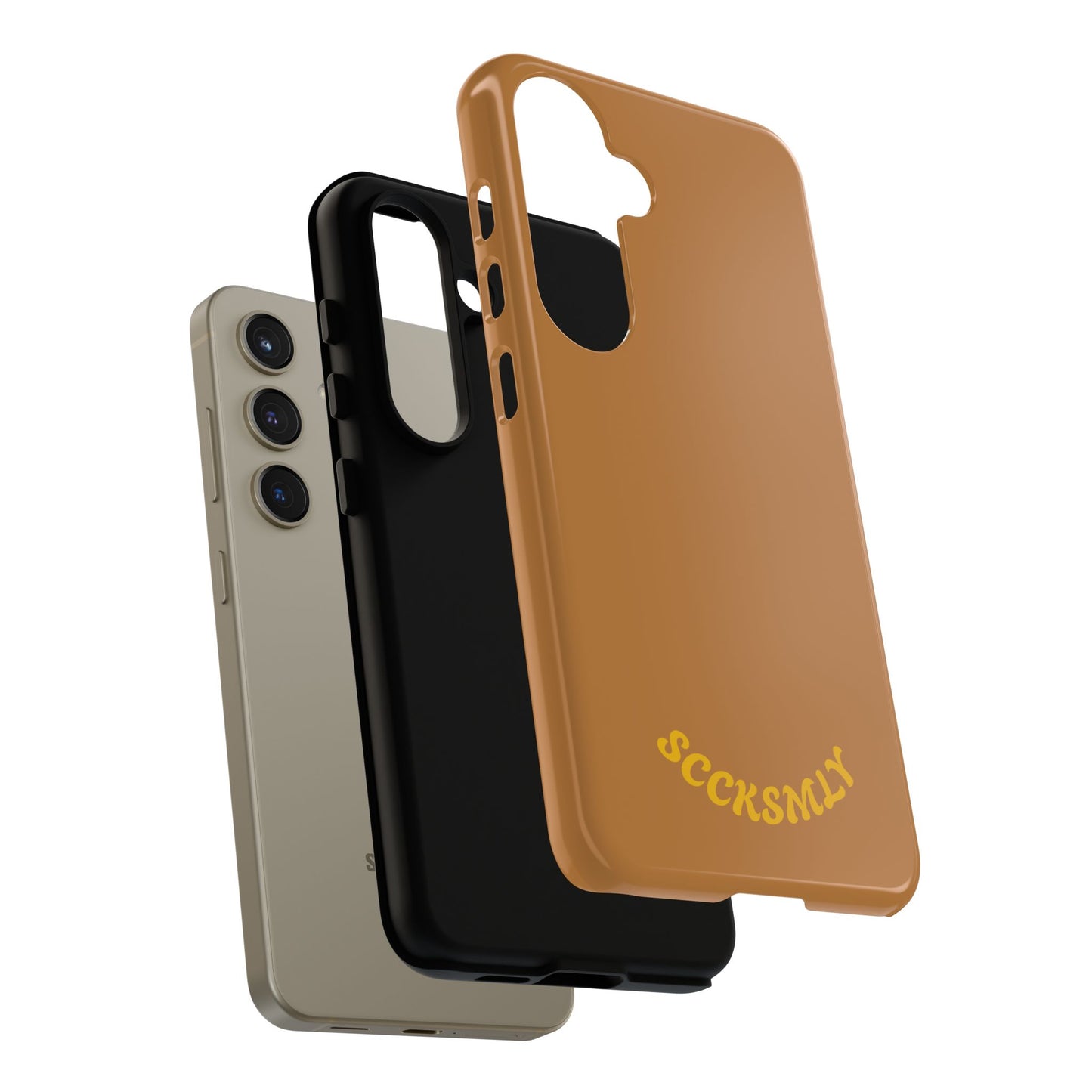 SOLID Spice Caramel Tough Case for Samsung