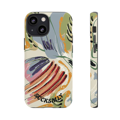 Botanical Strokes Palette Tough Phone Case for Apple