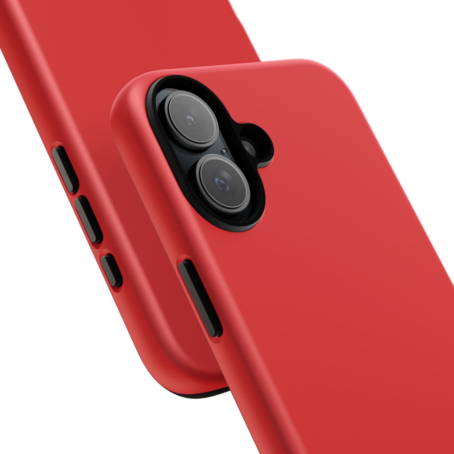 SOLID Screaming Red Tough Case for Apple