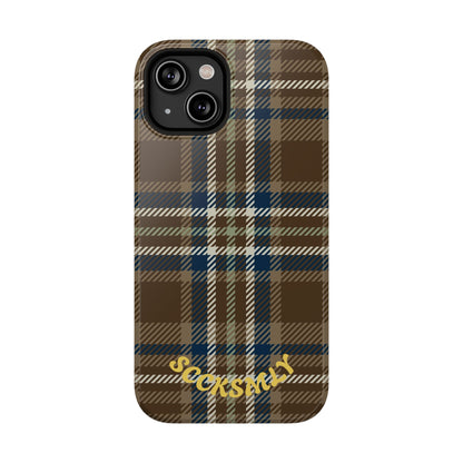 Earth and Sky Plaid Phone Case for Apple
