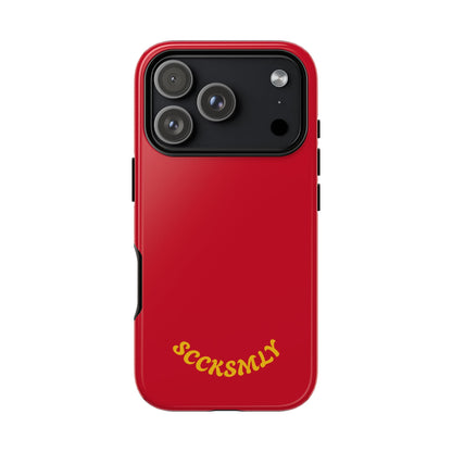 SOLID Calm Cherry Tough Case for Apple