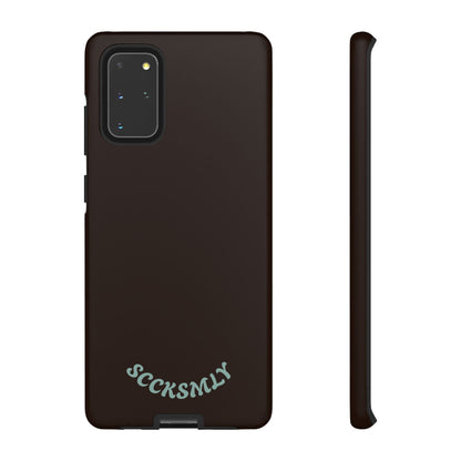 SOLID Espresso Mint Tough Phone Case for Samsung