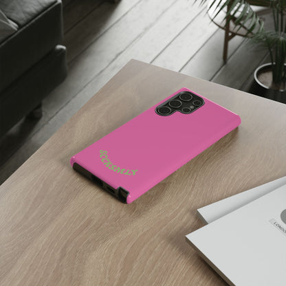 SOLID Sweet Static Pink Tough Case for Samsung