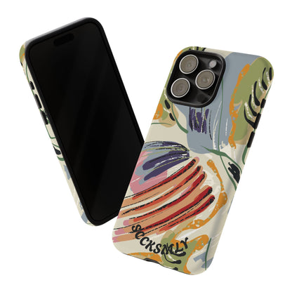 Botanical Strokes Palette Tough Phone Case for Apple